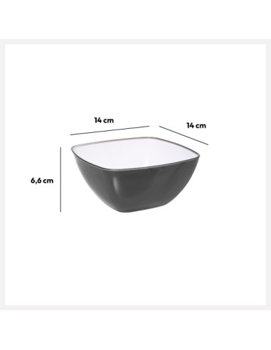 INSALATIERE E SCODELLE PLASTICA: vendita online INSALATIERA 14CM GRIGIO in offerta