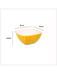 INSALATIERE E SCODELLE PLASTICA: vendita online INSALATIERA 14CM GIALLO MOSTARDA in offerta 2