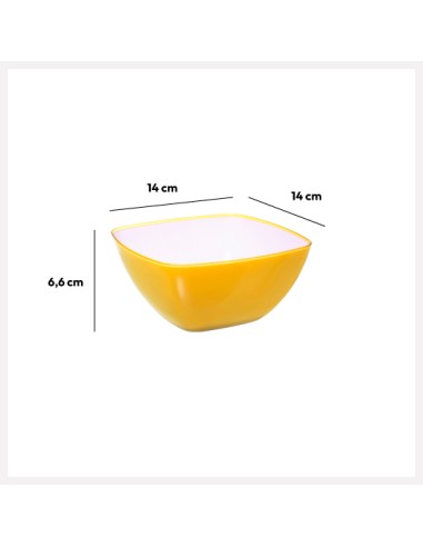 INSALATIERE E SCODELLE PLASTICA: vendita online INSALATIERA 14CM GIALLO MOSTARDA in offerta