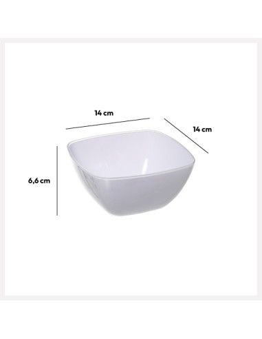 INSALATIERE E SCODELLE PLASTICA: vendita online INSALATIERA 14CM BIANCO in offerta