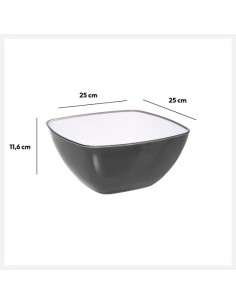 INSALATIERE E SCODELLE PLASTICA: vendita online INSALATIERA 25CM GRIGIO in offerta 2
