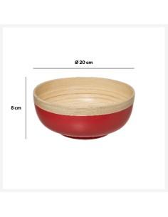 INSALATIERE E SCODELLE PLASTICA: vendita online INSALATIERA 30CM ROSSO in offerta 2