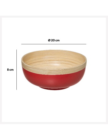 INSALATIERE E SCODELLE PLASTICA: vendita online INSALATIERA 30CM ROSSO in offerta