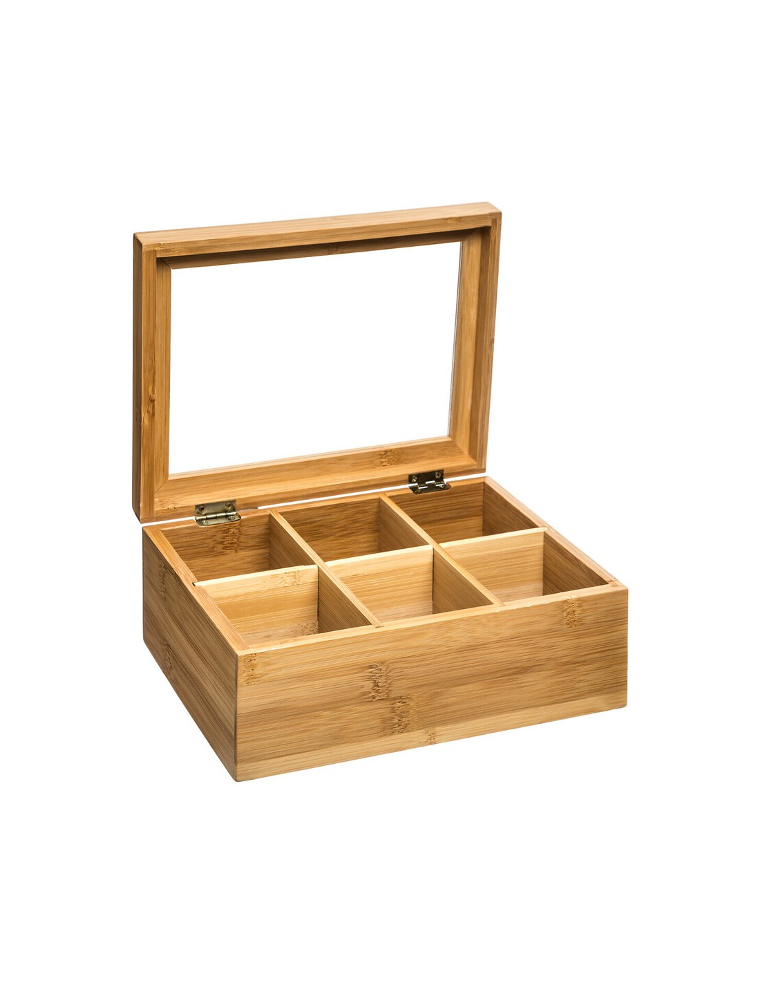 CONTENITORI E BROCCHE: vendita online SCATOLA PORTATHE 151154 BAMBOO in offerta
