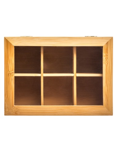 CONTENITORI E BROCCHE: vendita online SCATOLA PORTATHE 151154 BAMBOO in offerta