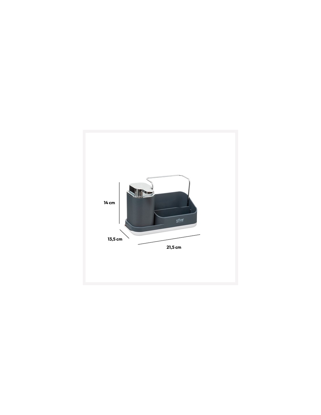 ACCESSORI LAVELLO: vendita online DISPENSER DETERSIVO 169131 CON PORTASPUGNE in offerta