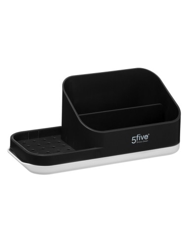 ACCESSORI LAVELLO: vendita online DISPENSER DETERSIVO 169131A CON PORTASPUGNE NERO in offerta