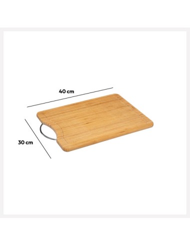 TAGLIERI: vendita online TAGLIERE 540716001 BAMBOO 42X30CM C/MANICO in offerta