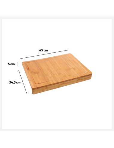 TAGLIERI: vendita online TAGLIERE BAMBOO 45X35CM in offerta