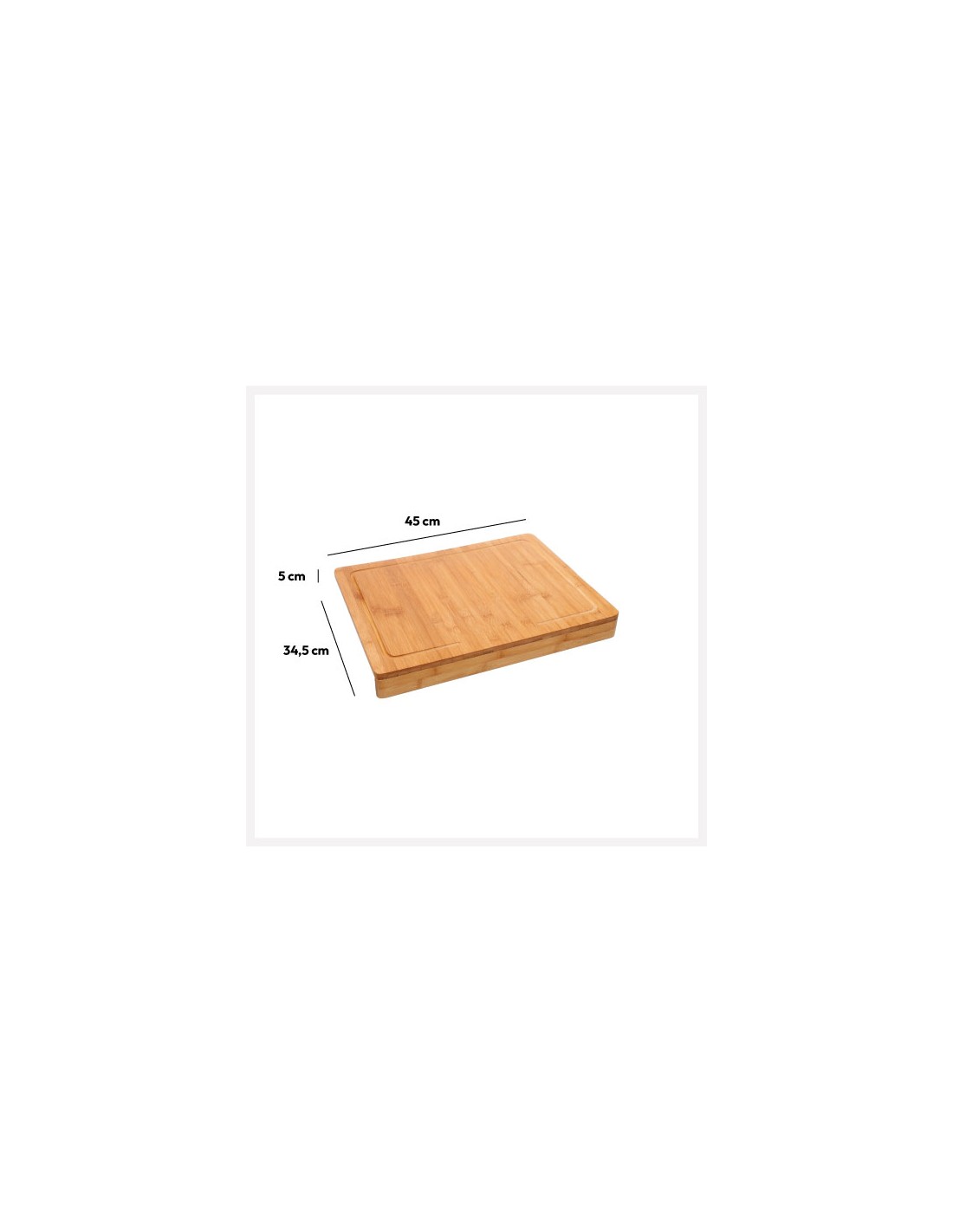 TAGLIERI: vendita online TAGLIERE BAMBOO 45X35CM in offerta