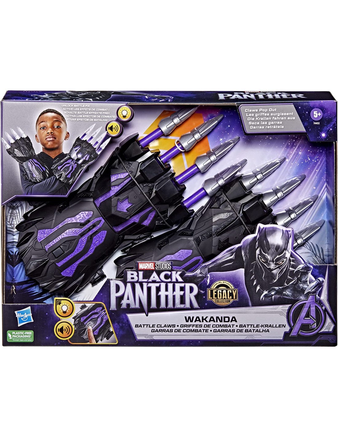 GIOCATTOLO PUBBLICIZZATO: vendita online BLACK PANTHER F4432 ARTIGLI DI WAKANDA in offerta
