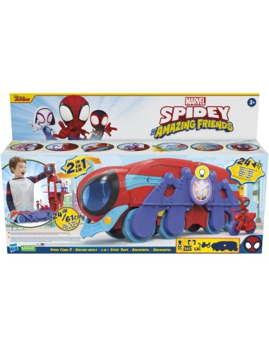 GIOCATTOLO PUBBLICIZZATO: vendita online SPIDEY F3721 PLAYSET ARACNOMOBILE in offerta