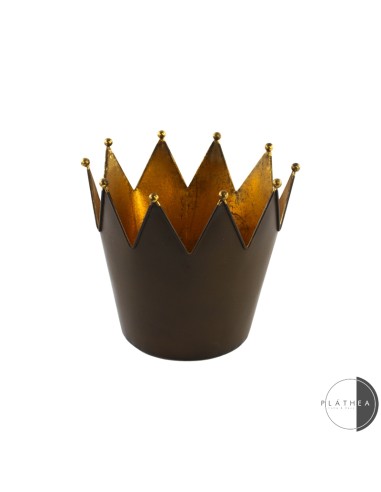 OGGETTISTICA: vendita online CORONA RUGGINE/ORO D16X15CM METALLO in offerta