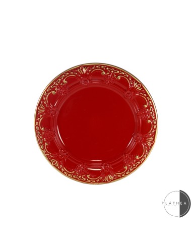 TAVOLA E CUCINA: vendita online SOTTOPIATTO ROSSO D33CM PVC in offerta