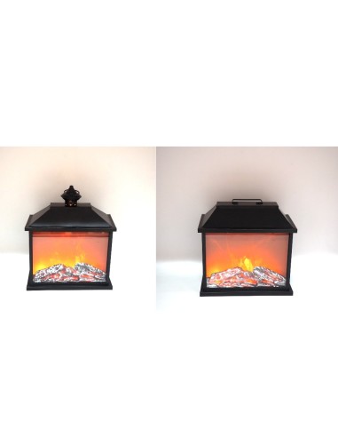 ILLUMINAZIONE: vendita online CAMINETTO 33X28X12CM NERO in offerta