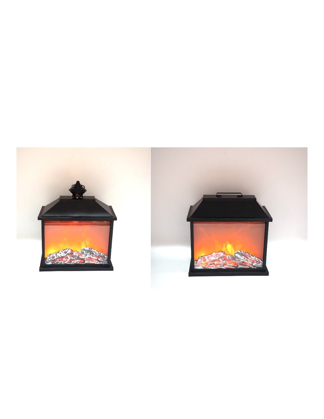 ILLUMINAZIONE: vendita online CAMINETTO 33X28X12CM NERO in offerta