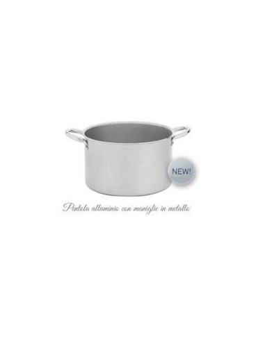 PENTOLE - COPERCHI ALLUMINIO: vendita online PENTOLA ALLUMINIO 14958 24CM WHITE LINE in offerta