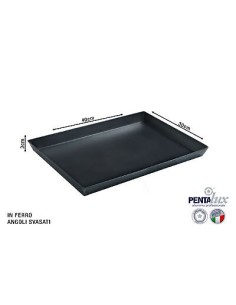 PENTOLE E COPERCHI FERRO: vendita online TEGLIA LAMIERA 70023 BLU 40X30X3CM in offerta