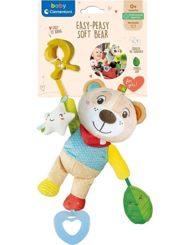 INFANZIA: vendita online BABY 17708 PELUCHE ORSETTO CON APPENDINO in offerta