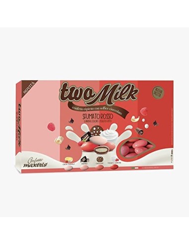 CIOCCOLATO - CONFETTI: vendita online 538X539 TWO MILK SFUM ROSSO 1KG in offerta