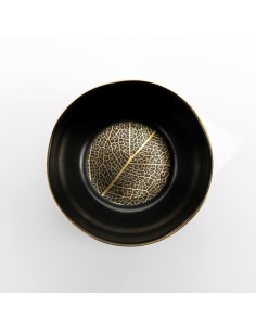 INSALATIERE E COPPETTE: vendita online COPPA ONIX BLACK LEAF 15CM in offerta