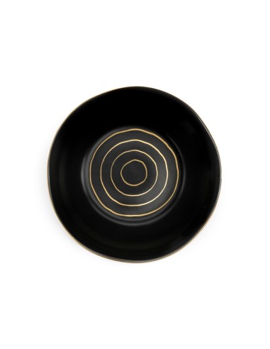 INSALATIERE E COPPETTE: vendita online COPPA ONIX BLACK CIRCLE 15CM in offerta