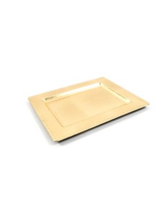 TAVOLA E CUCINA: vendita online VASSOIO ORO IN PLASTICA 31,5X25X1,5CM in offerta
