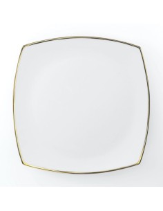 VASSOI DA PORTATA: vendita online VASSOIO QUADRO 31CM VENUS GOLD LINE in offerta