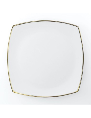 VASSOI DA PORTATA: vendita online VASSOIO QUADRO 31CM VENUS GOLD LINE in offerta