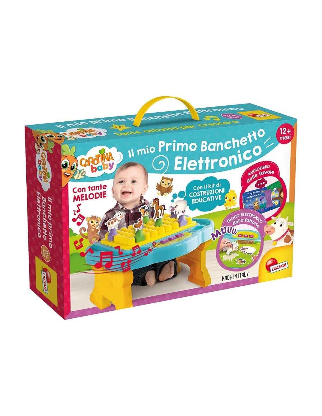 PRESCOLARI: vendita online Carotina Baby Banchetto Elettronico, Kit Costruzioni, Sviluppo Sensoriale, Elettronico Parlante, S...