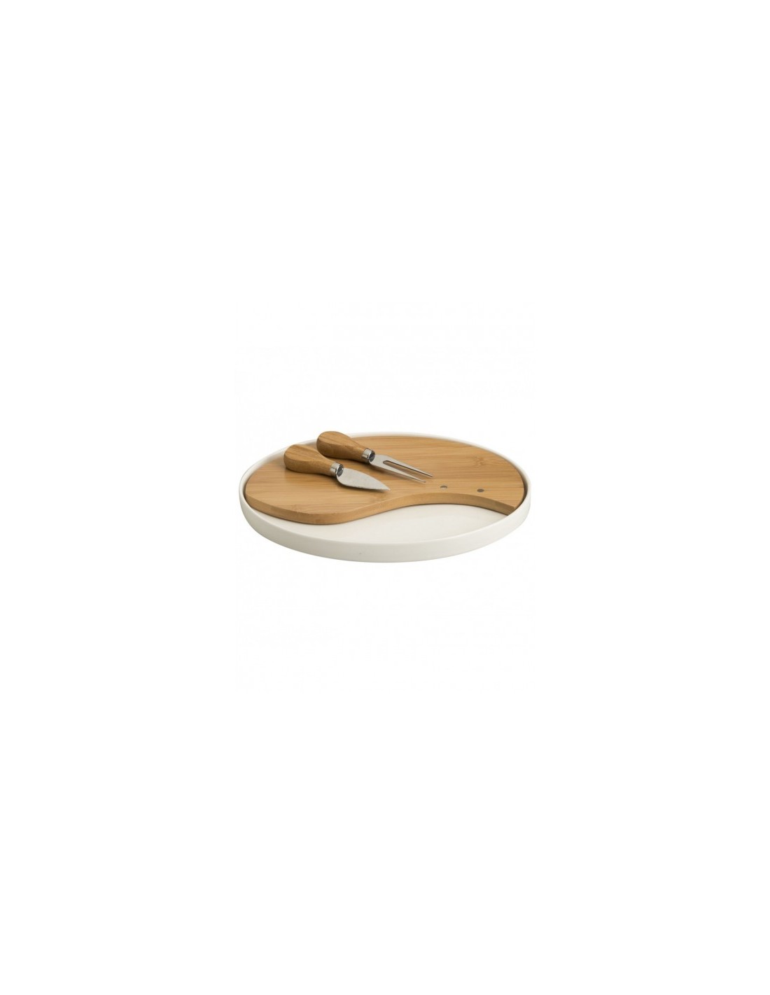 TAGLIERI: vendita online 54714 TAGLIERE PORC/BAMBOO C/2 COLTELLI in offerta