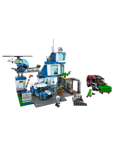 GIOCATTOLO PUBBLICIZZATO: vendita online LEGO City Police Stazione di Polizia, Elicottero Giocattolo, Macchina e Camion, Set ...