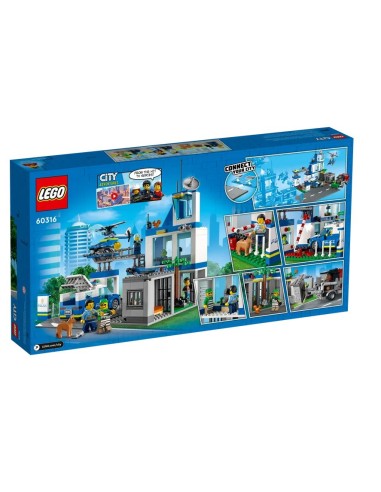 GIOCATTOLO PUBBLICIZZATO: vendita online LEGO City Police Stazione di Polizia, Elicottero Giocattolo, Macchina e Camion, Set ...
