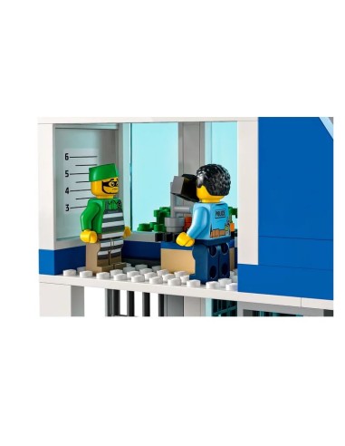 GIOCATTOLO PUBBLICIZZATO: vendita online LEGO City Police Stazione di Polizia, Elicottero Giocattolo, Macchina e Camion, Set ...