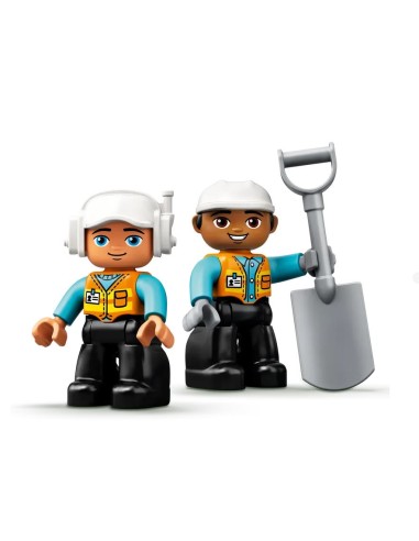 GIOCATTOLO PUBBLICIZZATO: vendita online LEGO DUPLO Town Camion e Scavatore Cingolato, Veicoli da Cantiere per Bambini 2+ Ann...