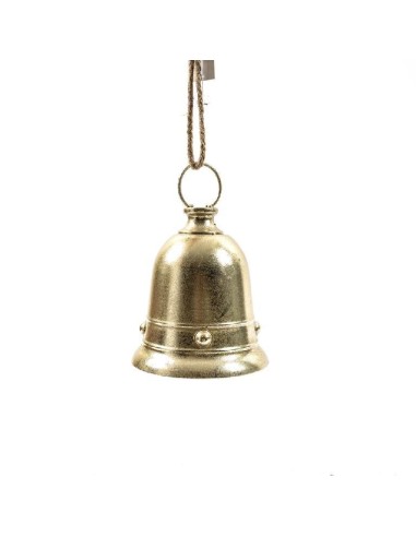 OGGETTISTICA NATALE: vendita online Campana in Metallo Oro 15X22CM - La Magia di Natale a Casa Tua in offerta