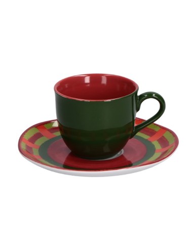 TAZZE CAFFE' E LATTE: vendita online R15520015V CONF 6 TAZZE CAFFE COZY COTTAGE in offerta