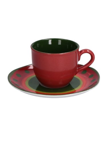 TAZZE CAFFE' E LATTE: vendita online R1552015RS CONF 6 TAZZE CAFFE COZY COTTAGE in offerta