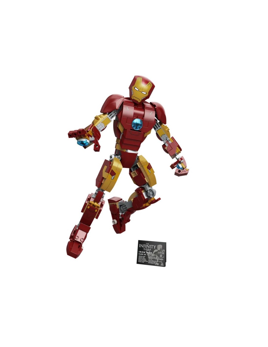 GIOCATTOLO PUBBLICIZZATO: vendita online LEGO Marvel Iron Man Personaggio Snodabile, Giocattolo Super Heroes per Bambini 9+ d...