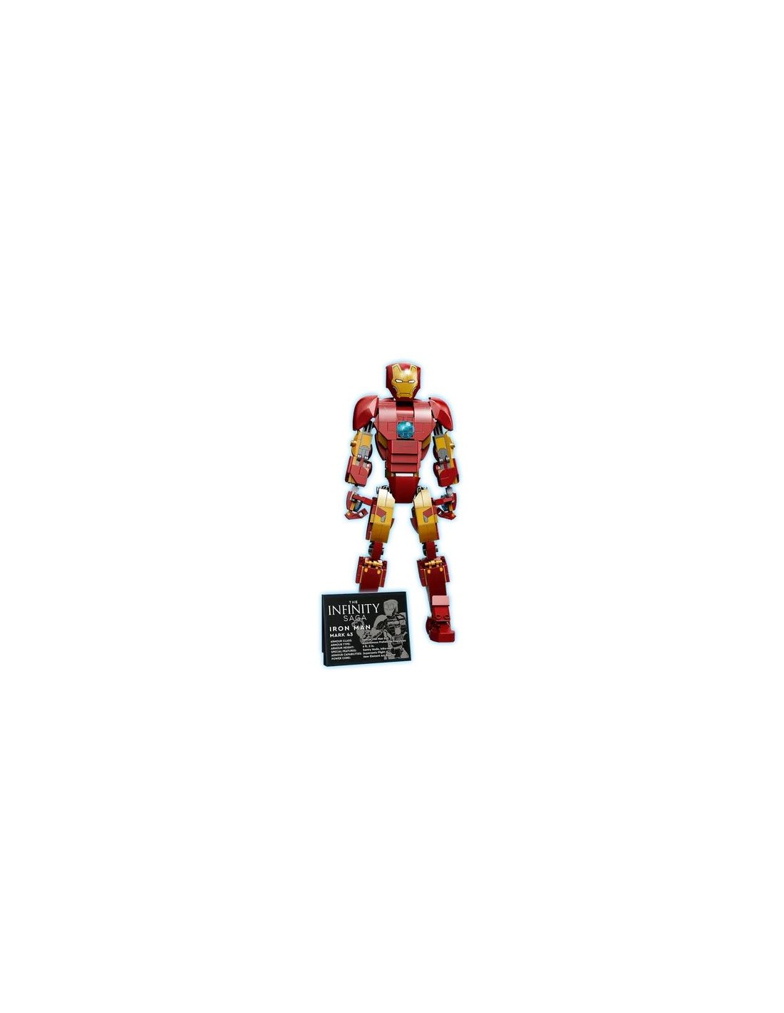 GIOCATTOLO PUBBLICIZZATO: vendita online LEGO Marvel Iron Man Personaggio Snodabile, Giocattolo Super Heroes per Bambini 9+ d...
