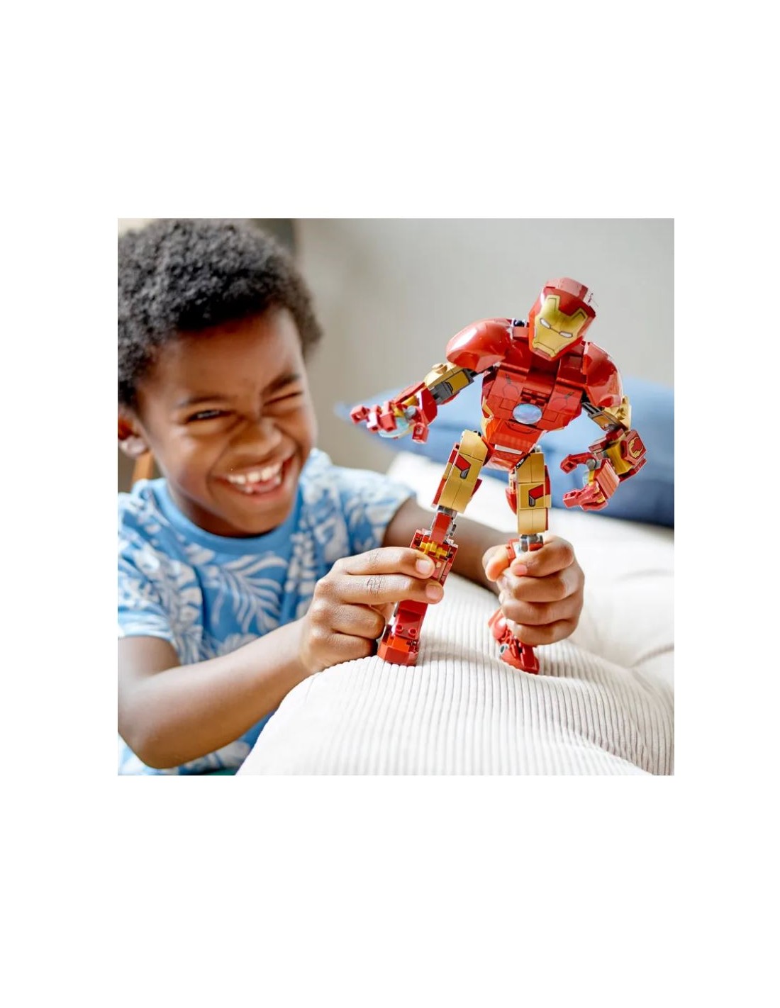 GIOCATTOLO PUBBLICIZZATO: vendita online LEGO Marvel Iron Man Personaggio Snodabile, Giocattolo Super Heroes per Bambini 9+ d...
