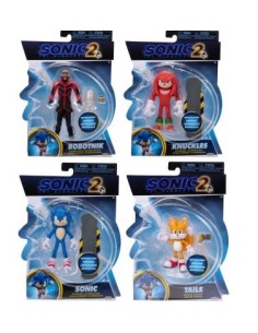 GIOCATTOLO PUBBLICIZZATO: vendita online Jakks Pacific Sonic 2 Movie 4" Figure Sonic, personaggio articolato, accessorio ispi...