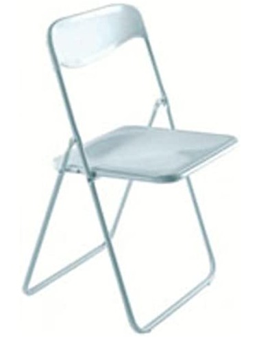 SEDIE: vendita online SEDIA PIEGHEVOLE POKER PLASTICA NERO in offerta