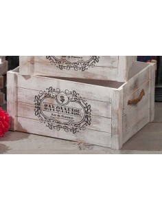 OGGETTISTICA: vendita online CASSETTA LEGNO 40X30X20CM 46406 in offerta