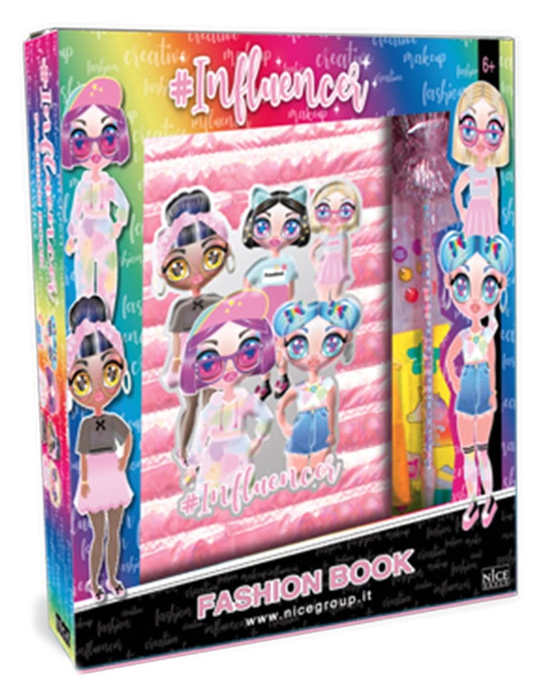 GIOCHI GIRL: vendita online INFLUENCER 92053 DIARIO FASHION ASSORTITO in offerta