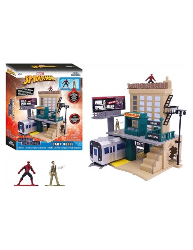 GIOCATTOLO PUBBLICIZZATO: vendita online SPIDERMAN 253225012 PLAYSET DAILY BUGLE CON PERSONAGGI in offerta