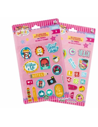 GIOCATTOLO PUBBLICIZZATO: vendita online TWINNIES TNN05000 STICKER 3D in offerta