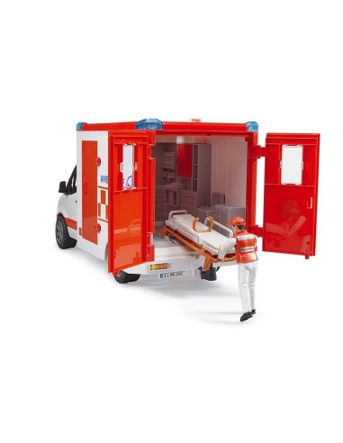 GIOCHI BOY: vendita online AMBULANZA MERCEDES SPRINTER CON AUTISTA 2536 BRUDER SPIELWAREN in offerta