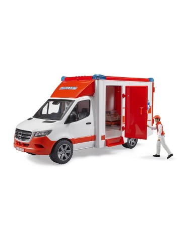 GIOCHI BOY: vendita online AMBULANZA MERCEDES SPRINTER CON AUTISTA 2536 BRUDER SPIELWAREN in offerta