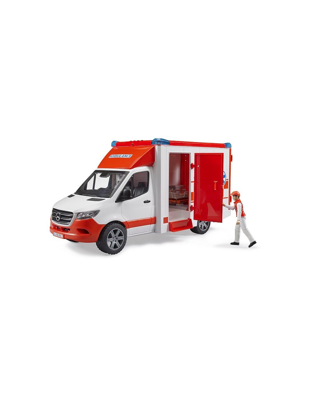 GIOCHI BOY: vendita online AMBULANZA MERCEDES SPRINTER CON AUTISTA 2536 BRUDER SPIELWAREN in offerta